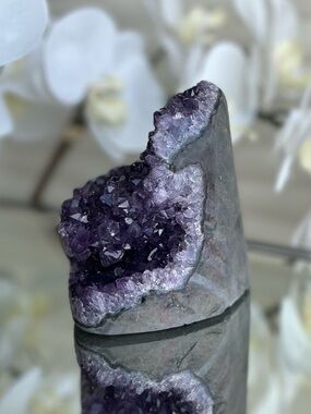 Natural Deep Purple Amethyst Geode